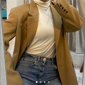 Talbots vintage pure camel hair blazer